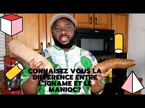Quelle est la difference entre  L'igname et le Cassava?